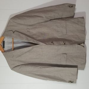 Hugo Boss Beigh Striped Blazer